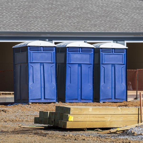 how can i report damages or issues with the porta potties during my rental period